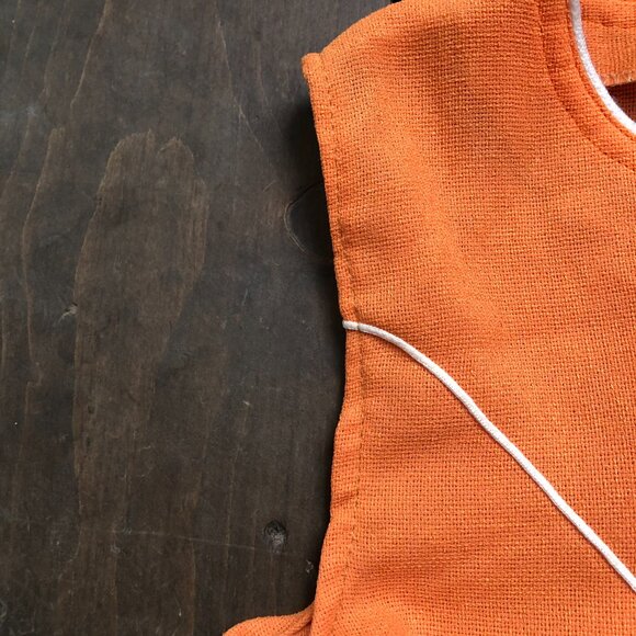 Linen Sundress | 70s Sailboat Sundress - Picture 7 of 10